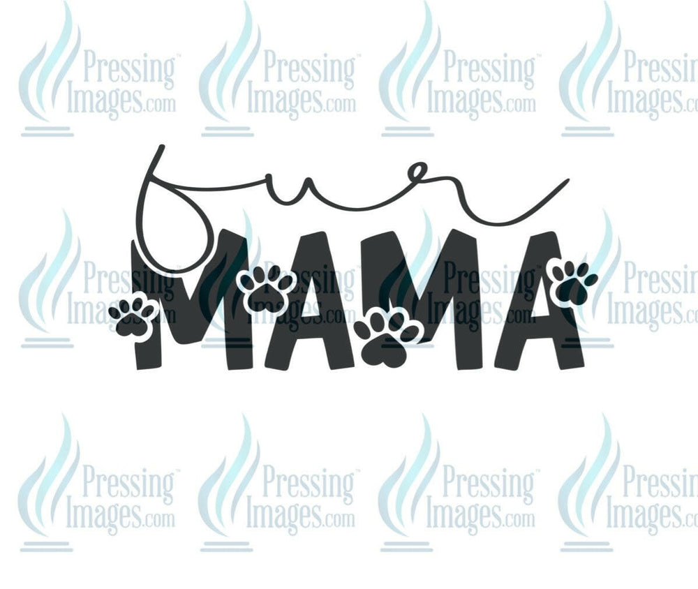 DTF: 1009 Fur Mama - Pressing Images
