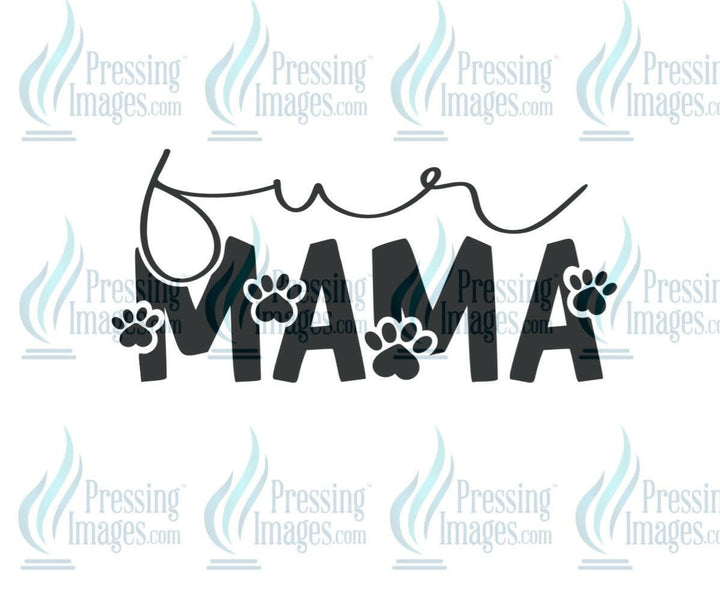 DTF: 1009 Fur Mama - Pressing Images