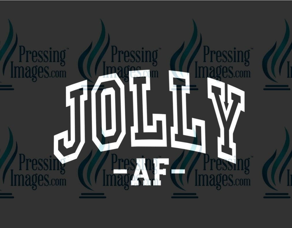 DTF: 1029 Jolly AF white - Pressing Images