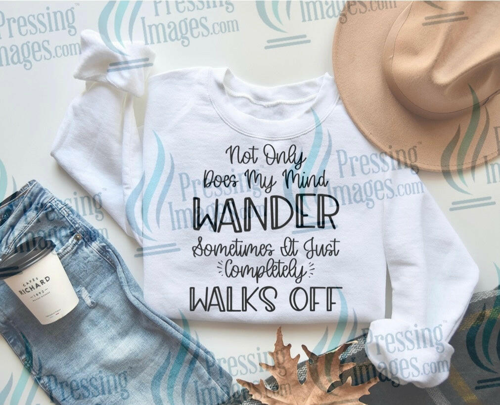 DTF: 1054 Not only does my mind wander - Pressing Images