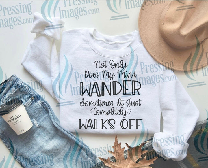 DTF: 1054 Not only does my mind wander - Pressing Images