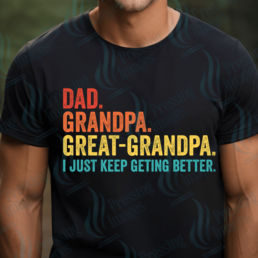 DTF: 1057 Dad Grandpa Great Grandpa - Pressing Images