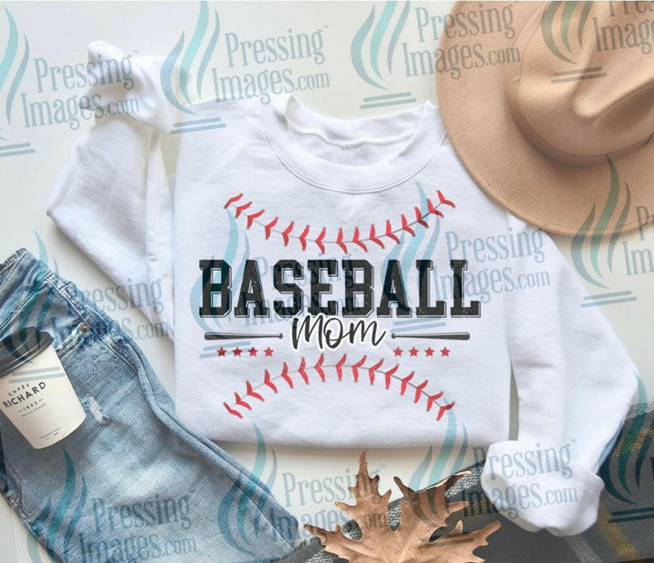 DTF: 1073 Baseball Mom - Pressing Images