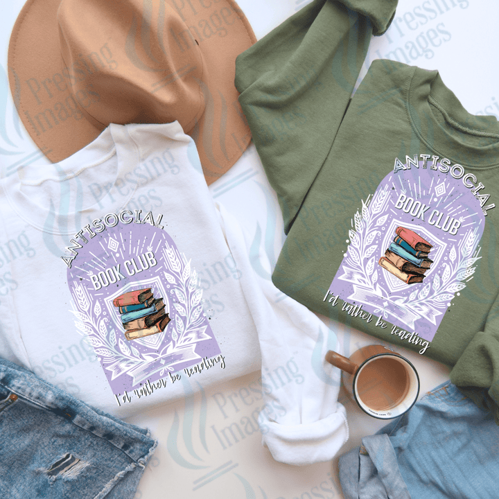 DTF 2068 Antisocial book club - Pressing Images