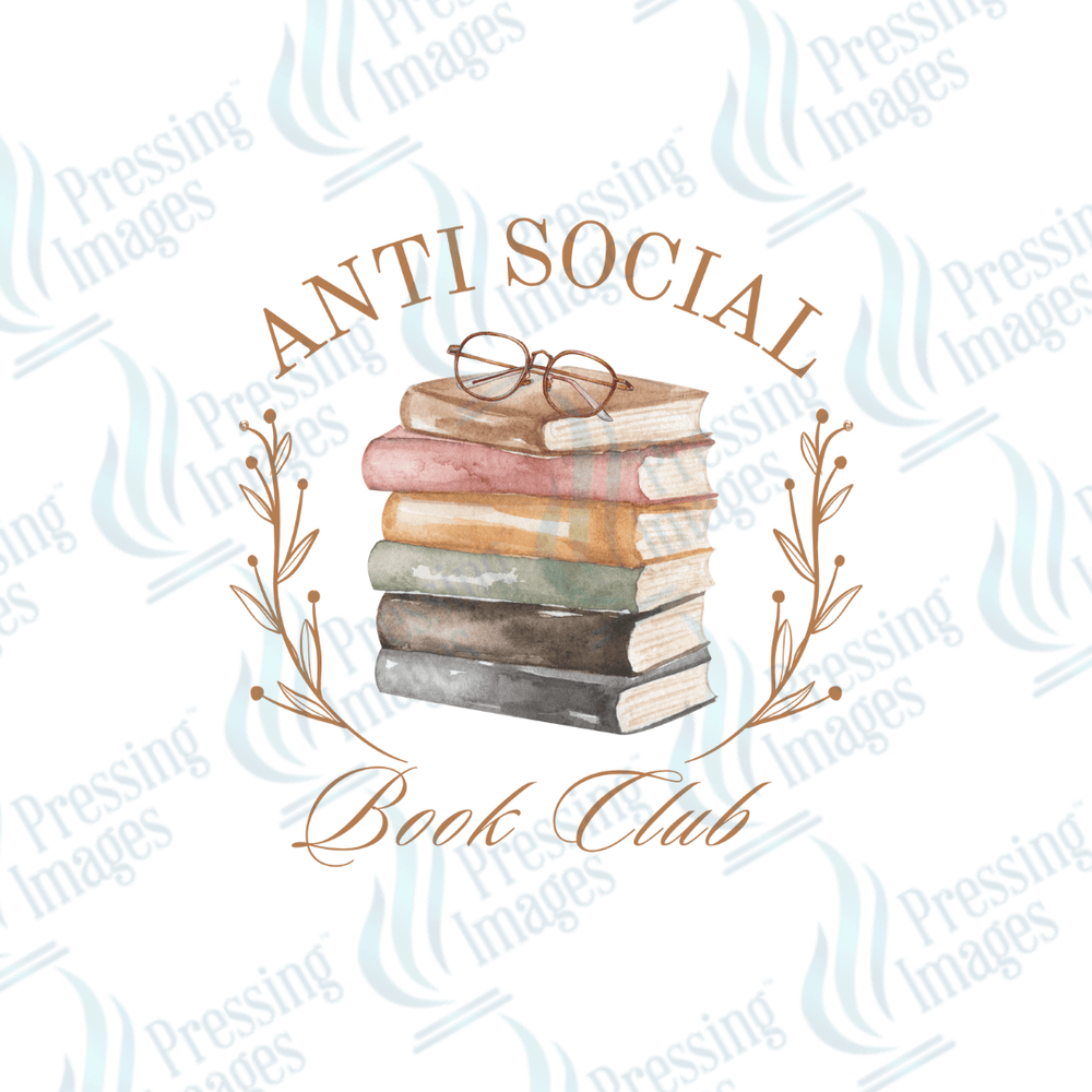 DTF 2071 Antisocial book club - Pressing Images