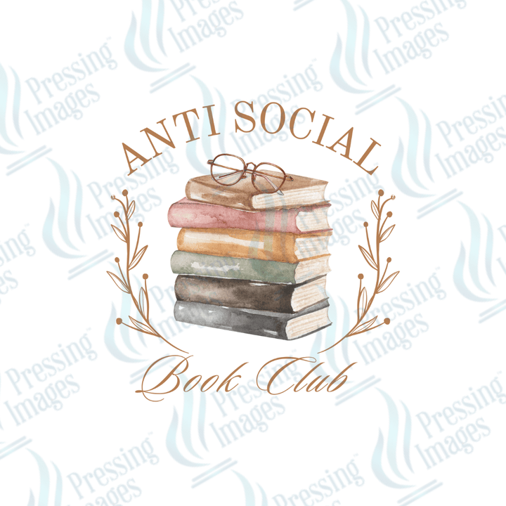 DTF 2071 Antisocial book club - Pressing Images
