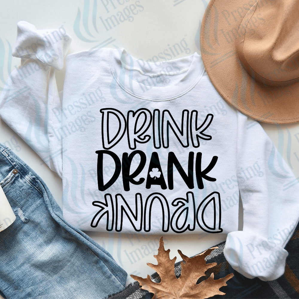 DTF 2073 Drink drank drunk - Pressing Images