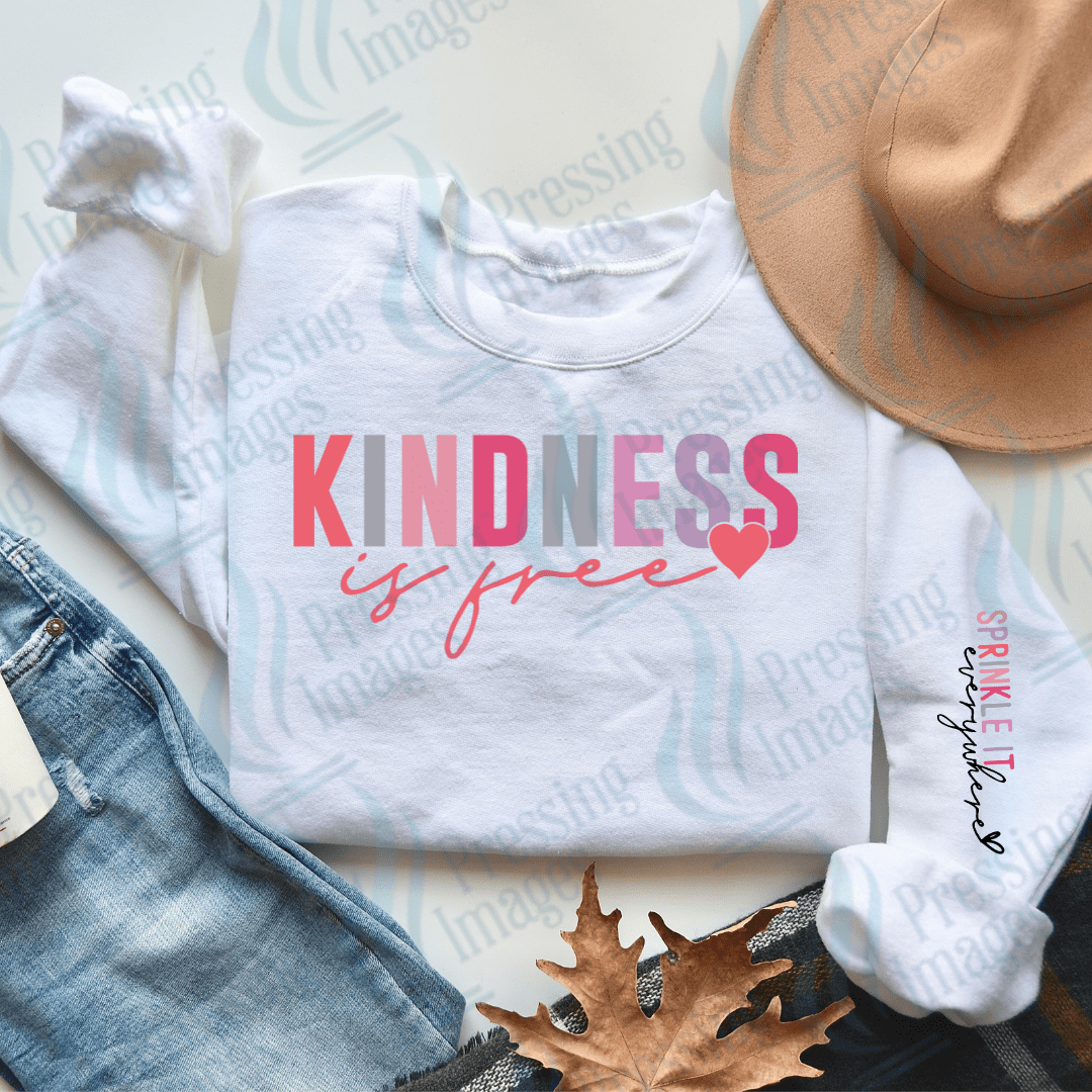 DTF 2089 Kindness is free - Pressing Images