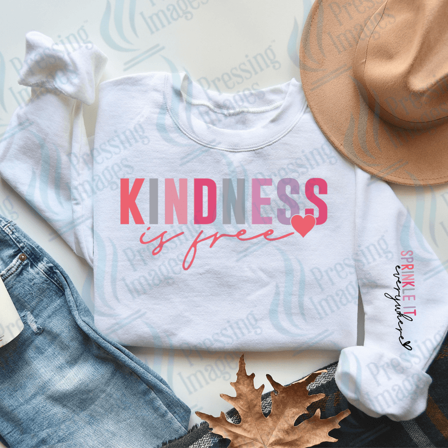 DTF 2089 Kindness is free - Pressing Images