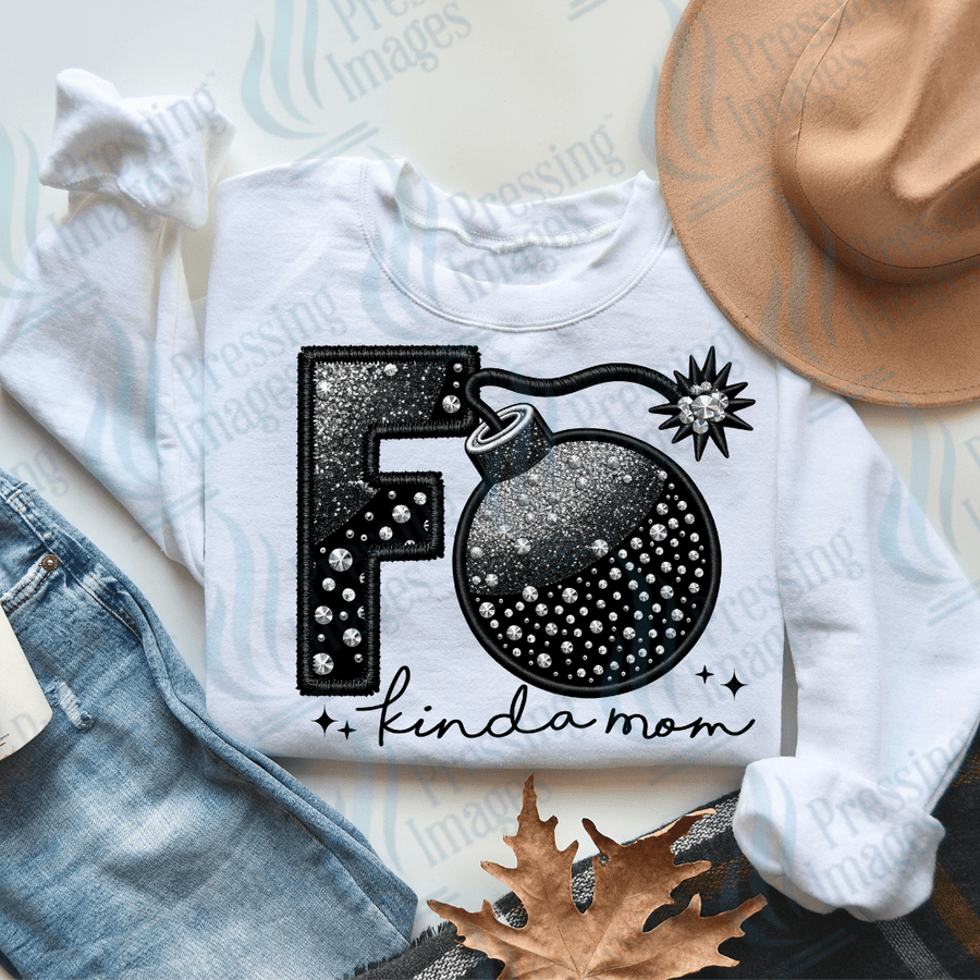 DTF 2094 F bomb kinda mom - Pressing Images