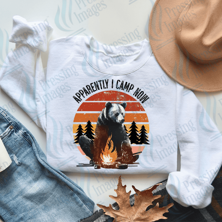 DTF 2097 Apparently I camp now - Pressing Images