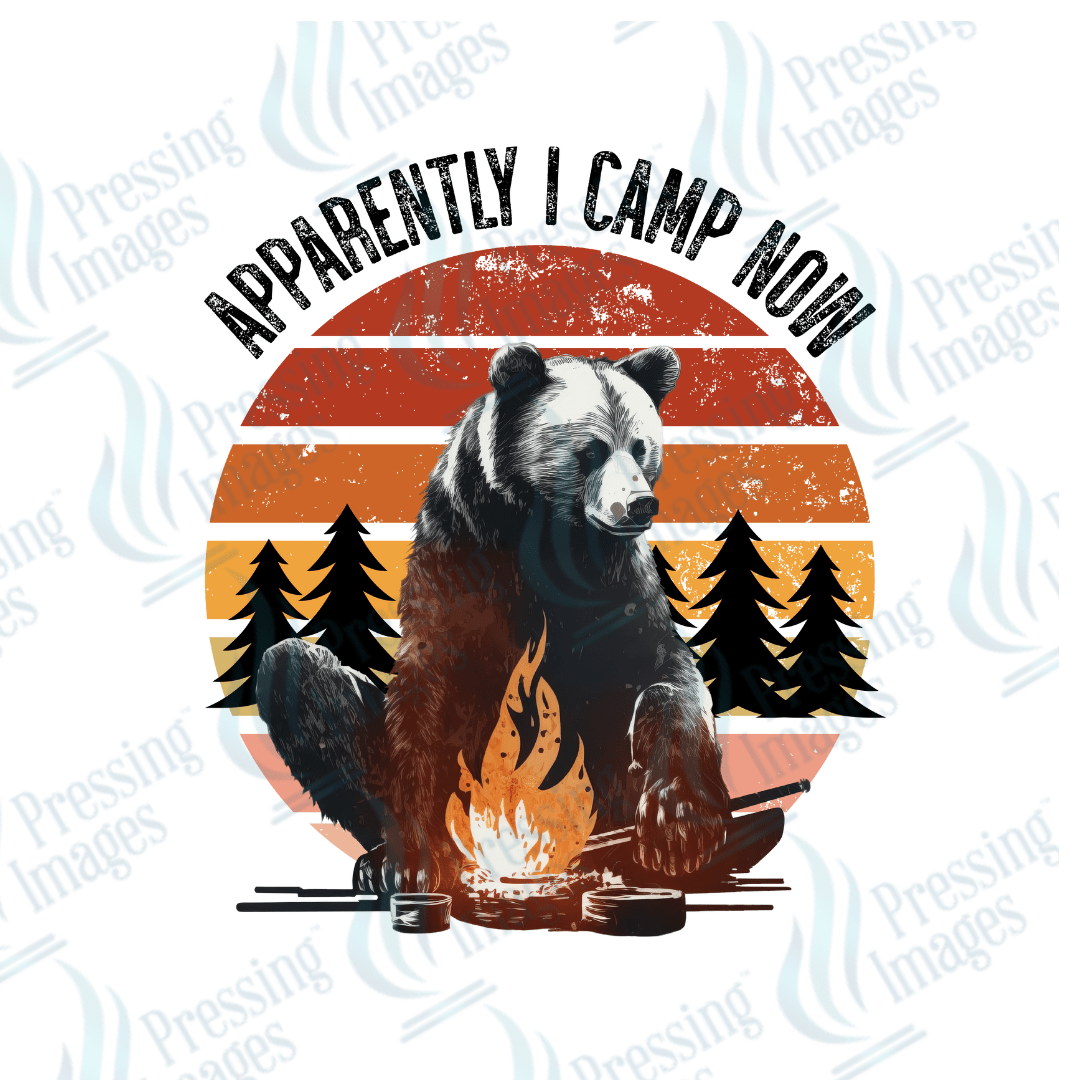 DTF 2097 Apparently I camp now - Pressing Images