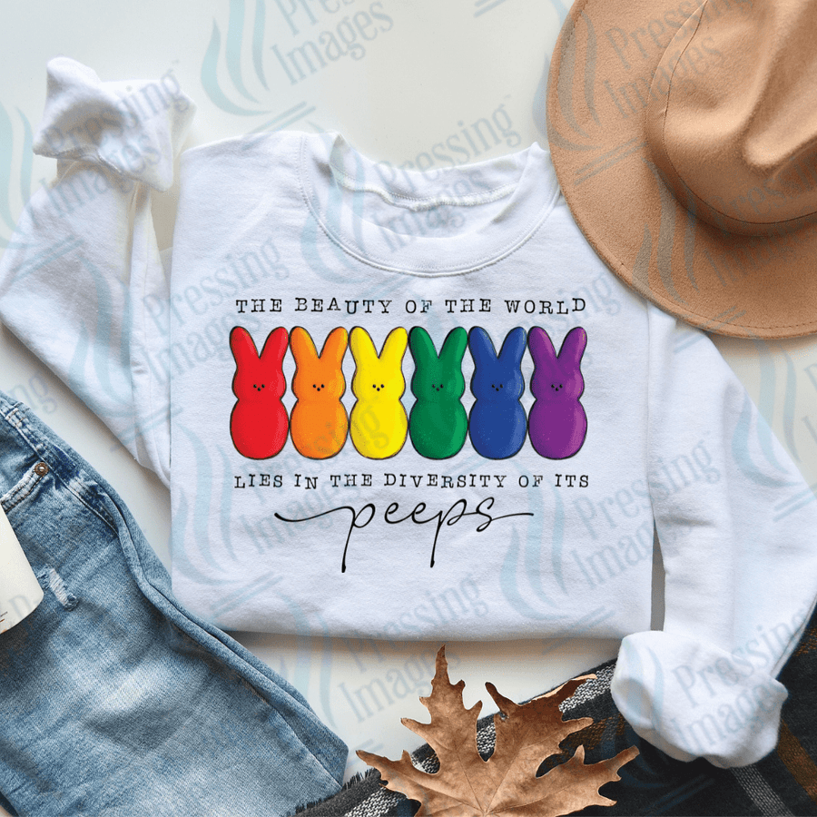 DTF 2111 Diversity Bunnies - Pressing Images