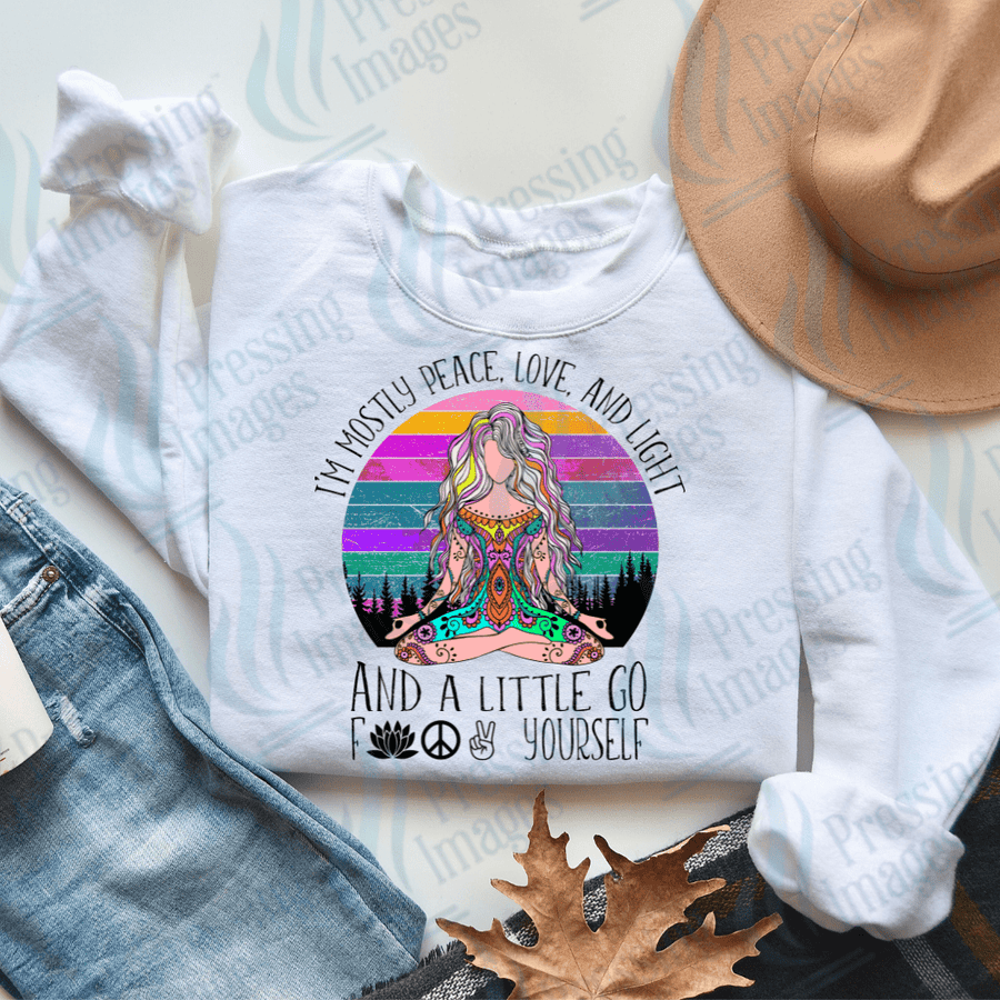 DTF 2113 I'm mostly peace - Pressing Images