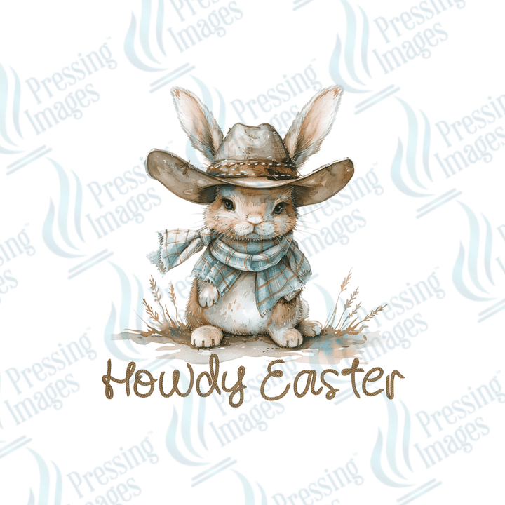 DTF 2120 Howdy Easter - Pressing Images