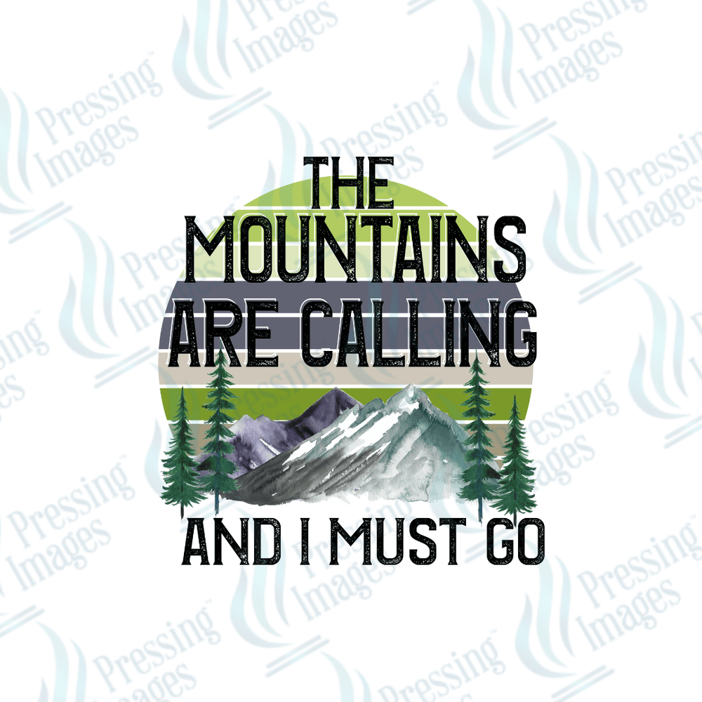 DTF 2120 Mountains are calling - Pressing Images