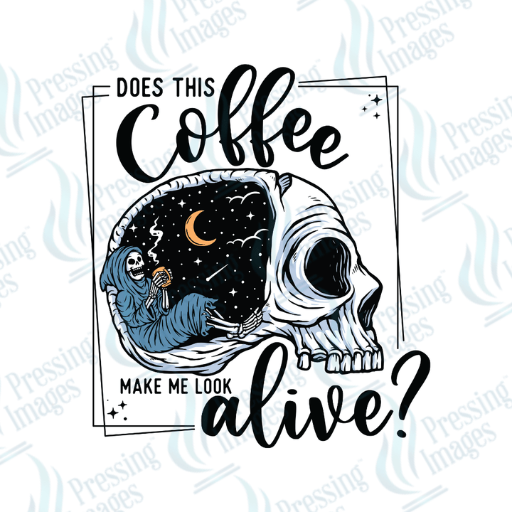 DTF 2127 Coffee Alive - Pressing Images