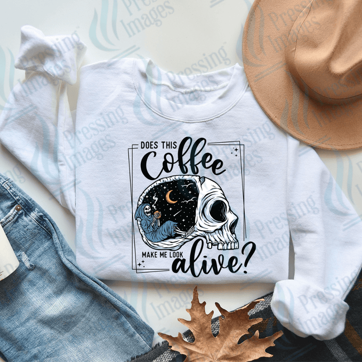 DTF 2127 Coffee Alive - Pressing Images