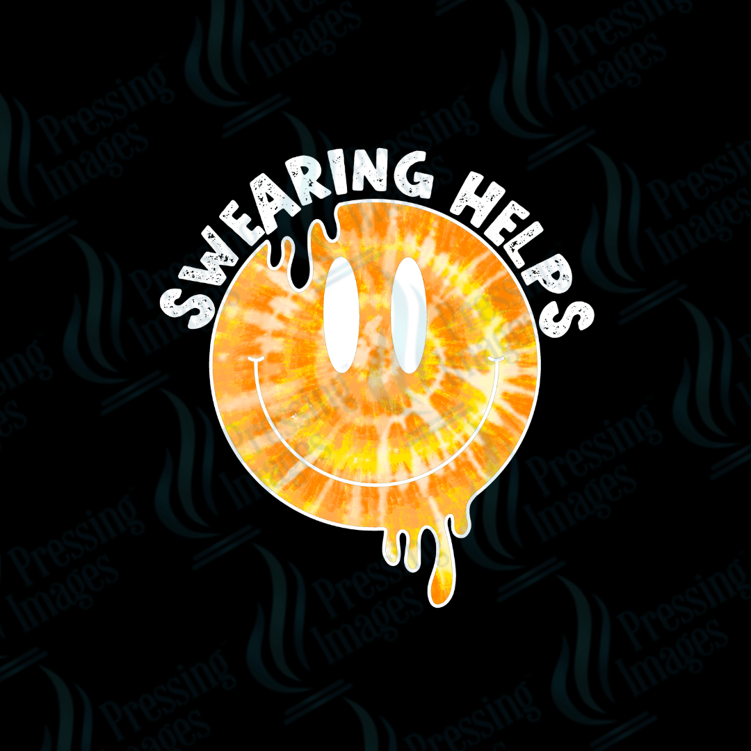 DTF 2140 Swearing helps - Pressing Images