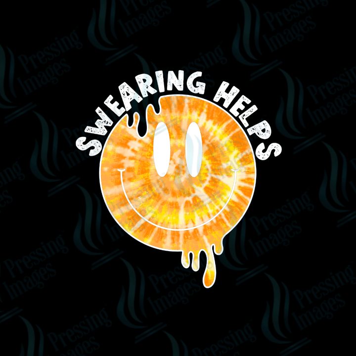 DTF 2140 Swearing helps - Pressing Images