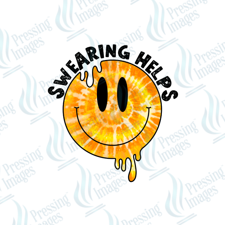 DTF 2140 Swearing helps - Pressing Images