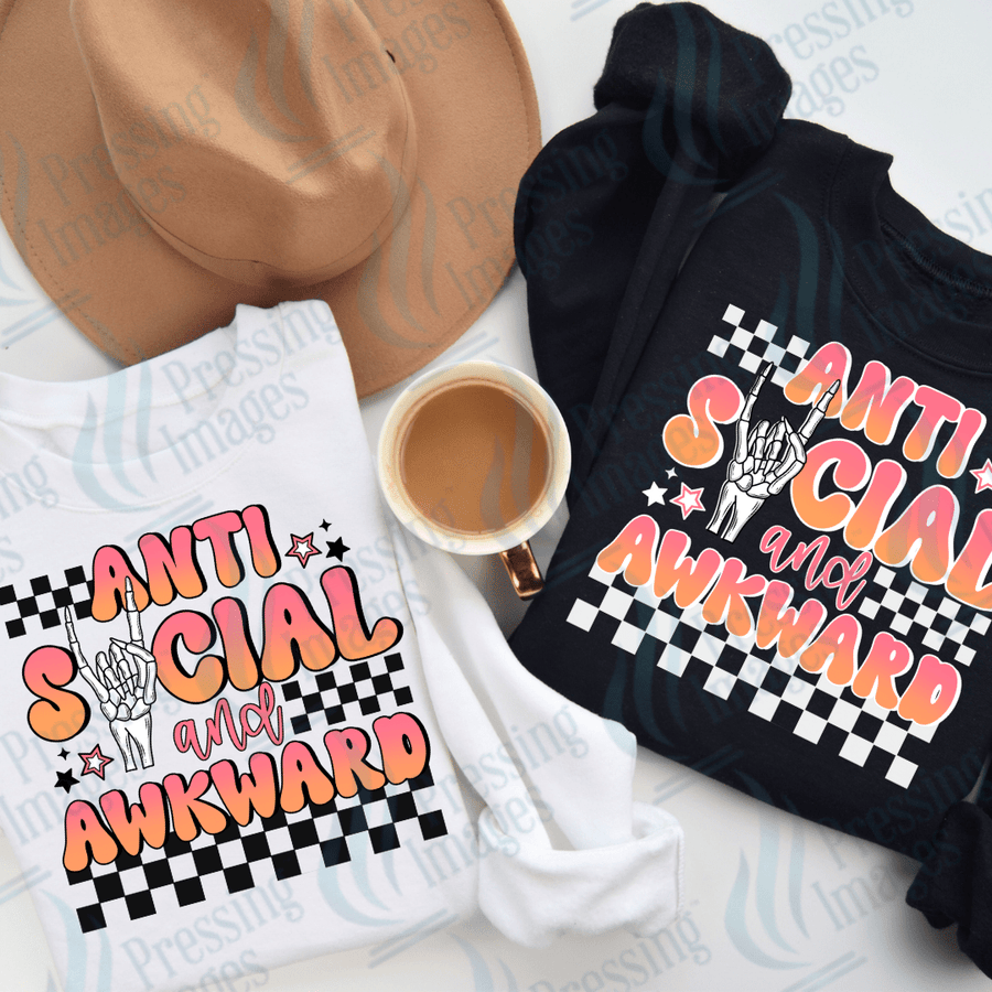 DTF 2152 Antisocial and awkward - Pressing Images