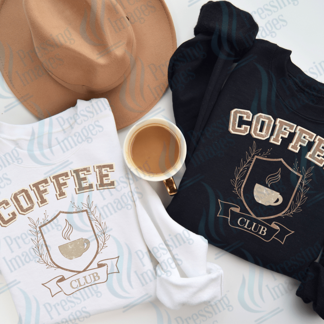 DTF 2163 Coffee Club - Pressing Images