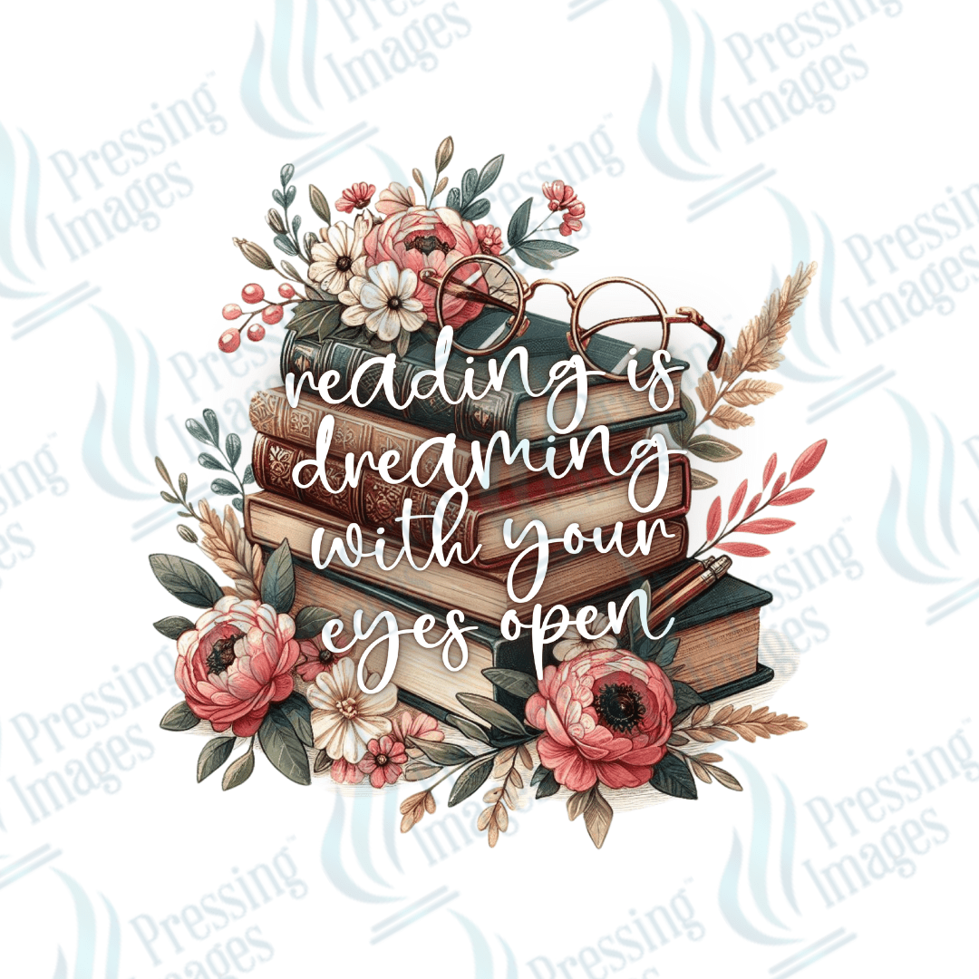 DTF 2197 Reading is dreaming - Pressing Images