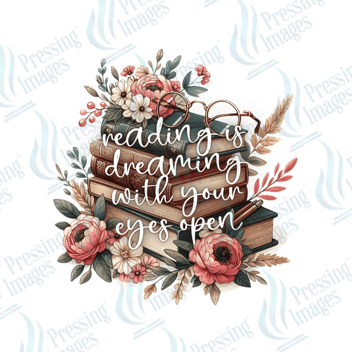 DTF 2197 Reading is dreaming - Pressing Images