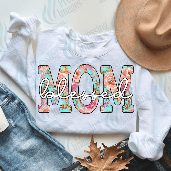 DTF 2222 Mom blessed - Pressing Images