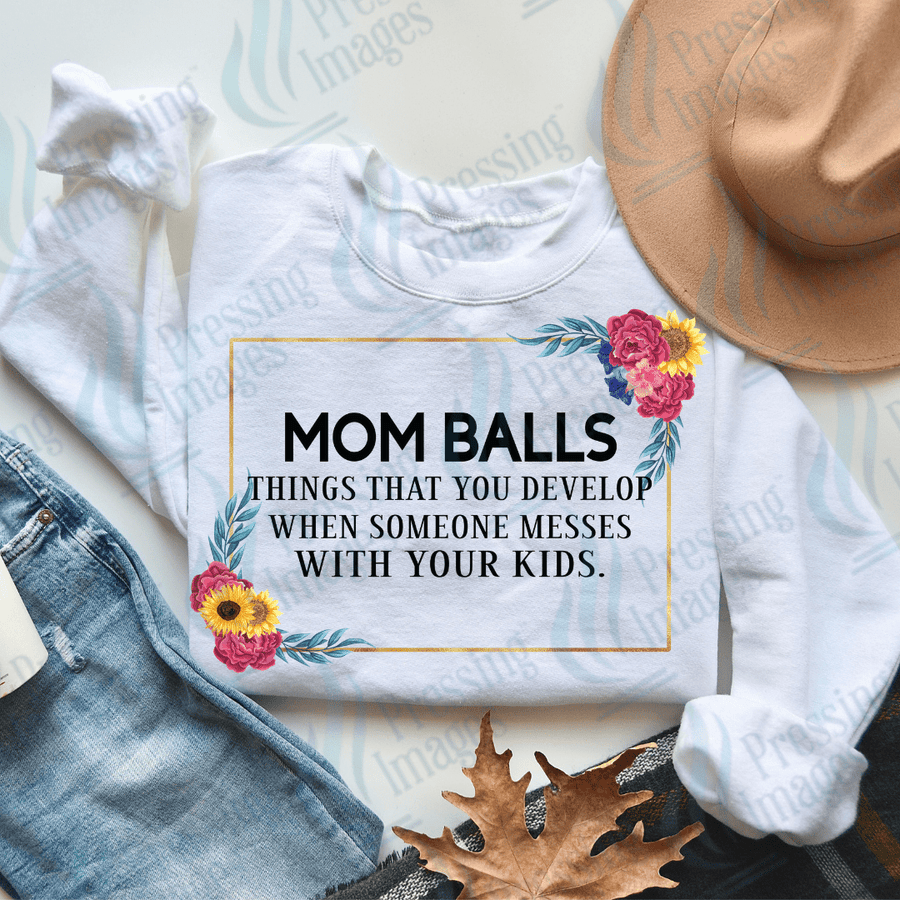 DTF 2223 Mom balls - Pressing Images