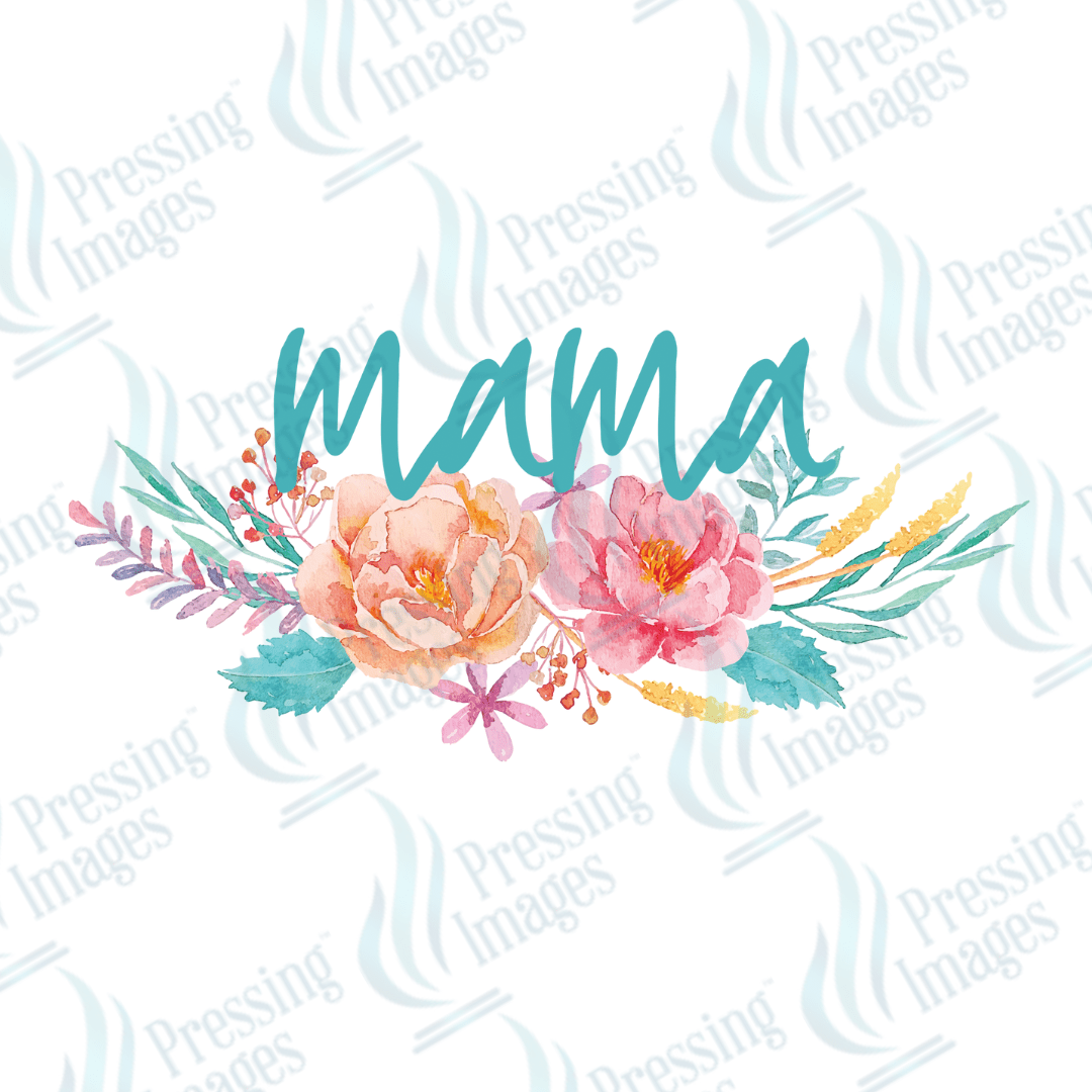 DTF 2227 Mom swag floral - Pressing Images