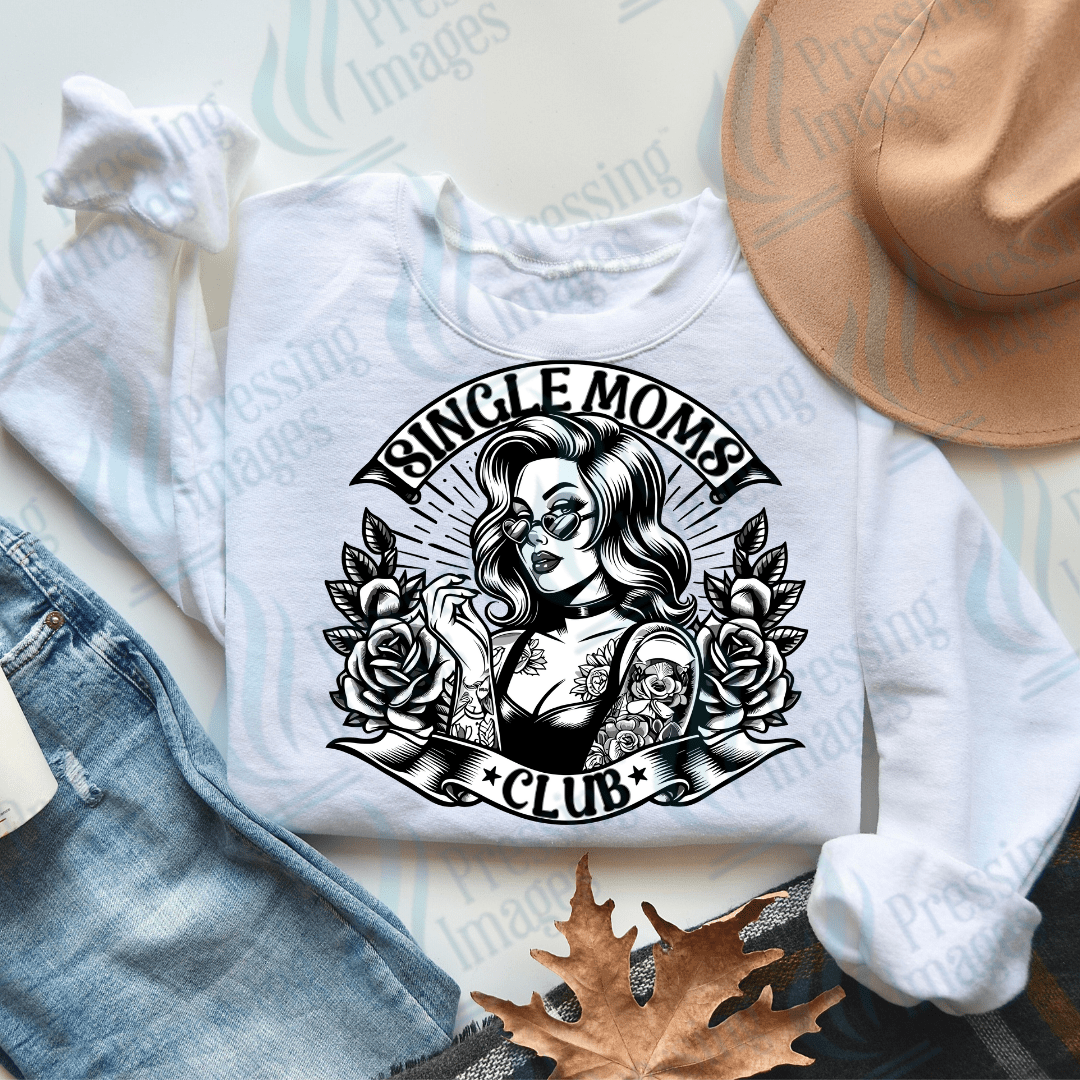 DTF 2256 Single moms club - Pressing Images