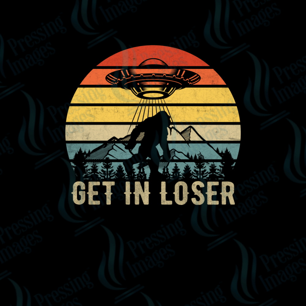 DTF 2308 Get in loser - Pressing Images