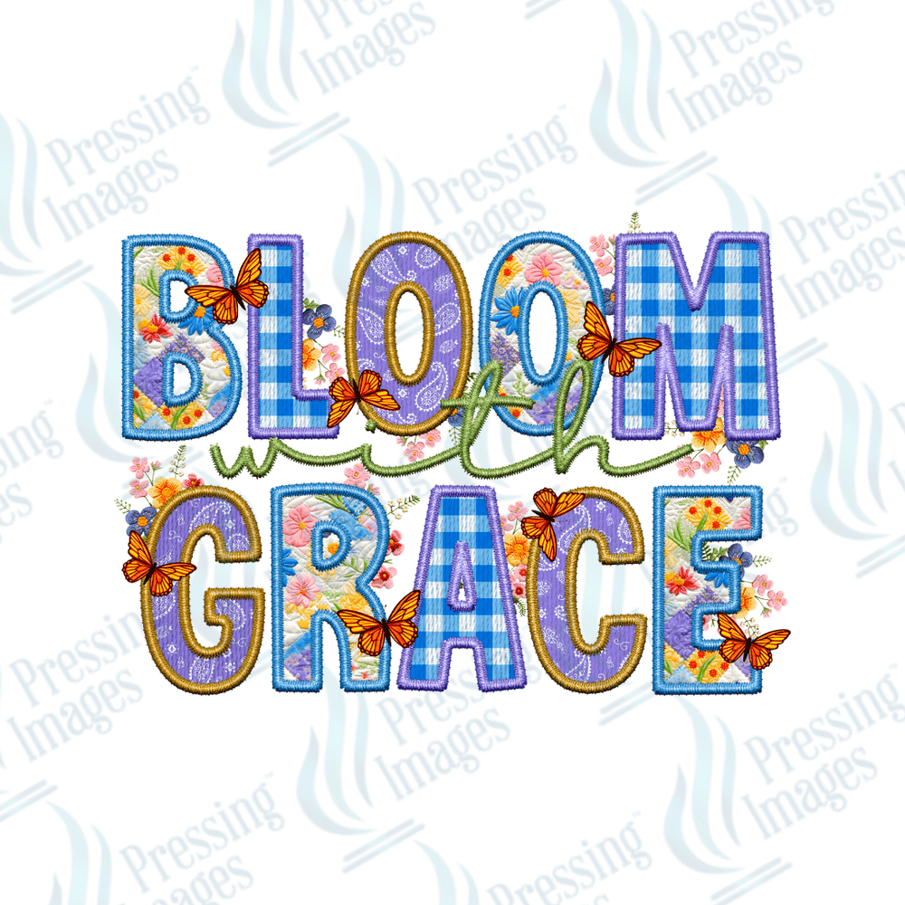 DTF 2310 Bloom in Grace - Pressing Images