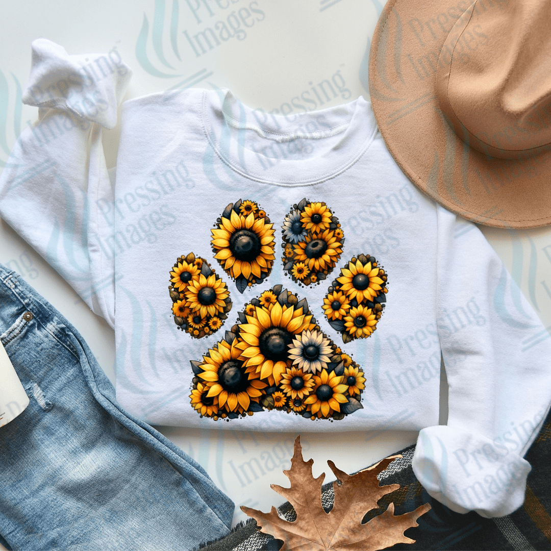 DTF 2356 Sunflower paw — Pressing Images Canada