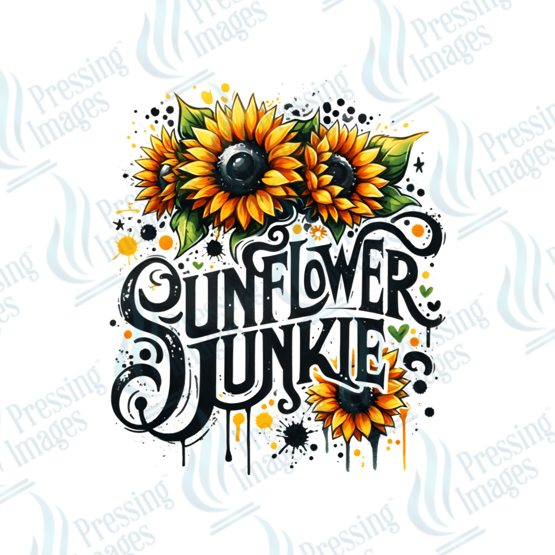 DTF 2357 Sunflower junkie - Pressing Images