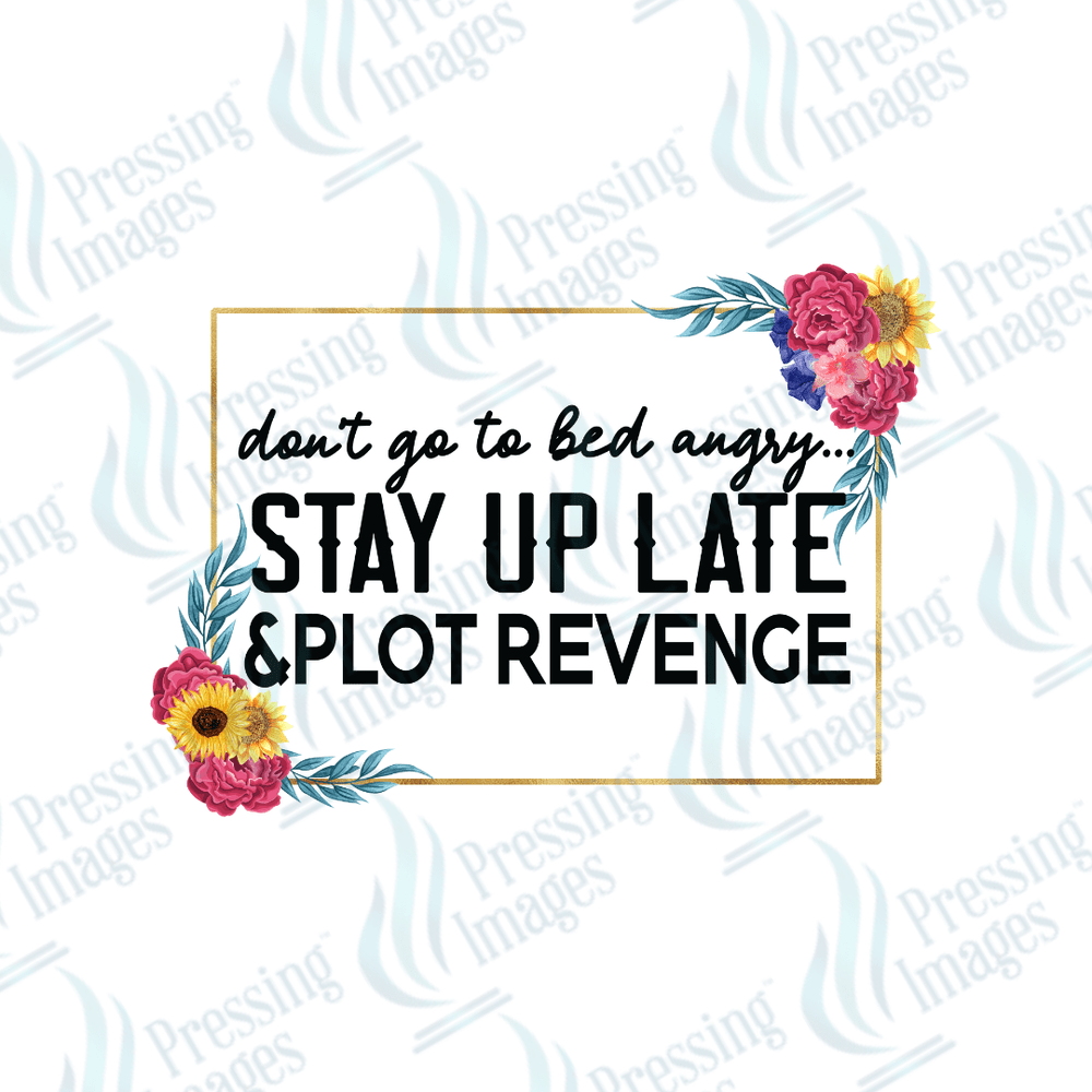 DTF 2390 - 1919 Don't go to bed angry - Pressing Images
