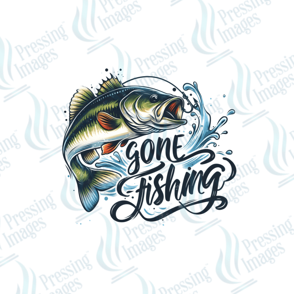 DTF 2435 Gone fishing - Pressing Images