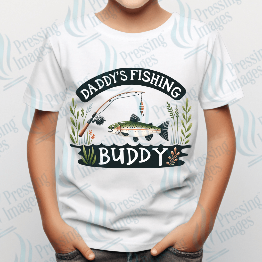 DTF 2448 Daddy's fishing buddy - Pressing Images