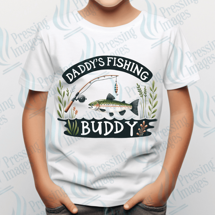 DTF 2448 Daddy's fishing buddy - Pressing Images