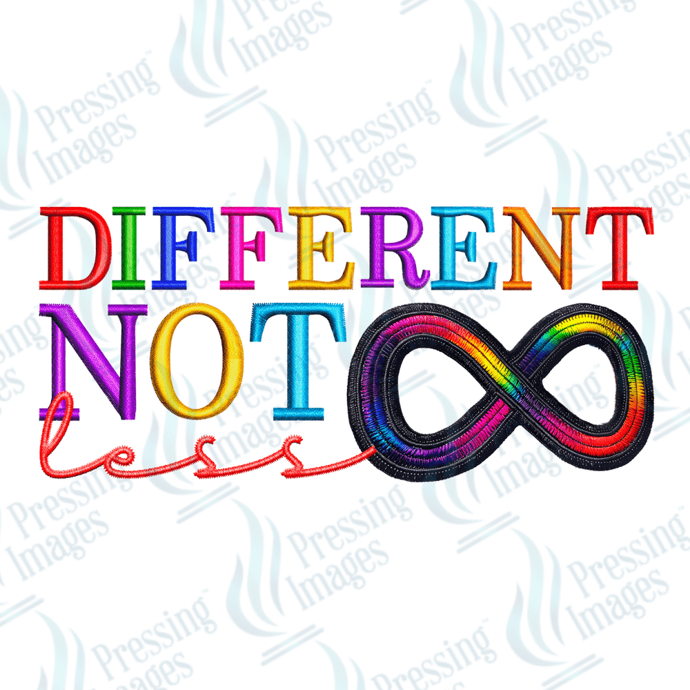DTF 2464 Different not less - Pressing Images