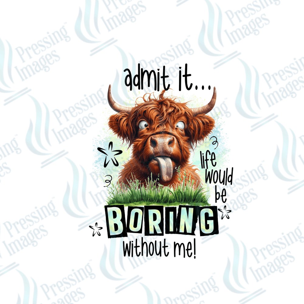 DTF 2496 Admit it life would be boring - Pressing Images