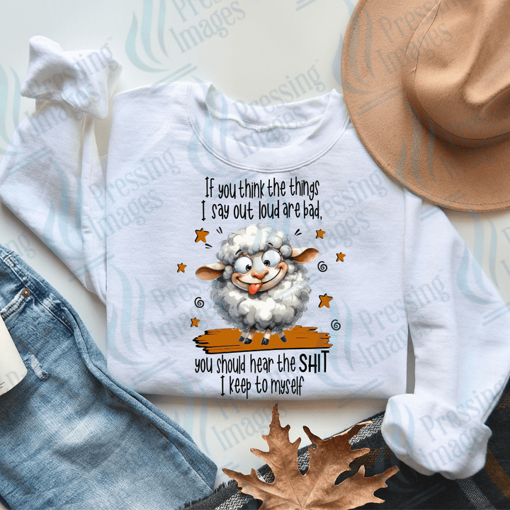 DTF 2524 If you think the things I say are loud - Pressing Images