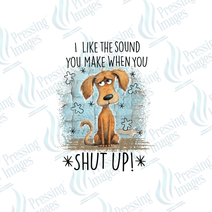 DTF 2529 I like the sound you make when you shut up - Pressing Images