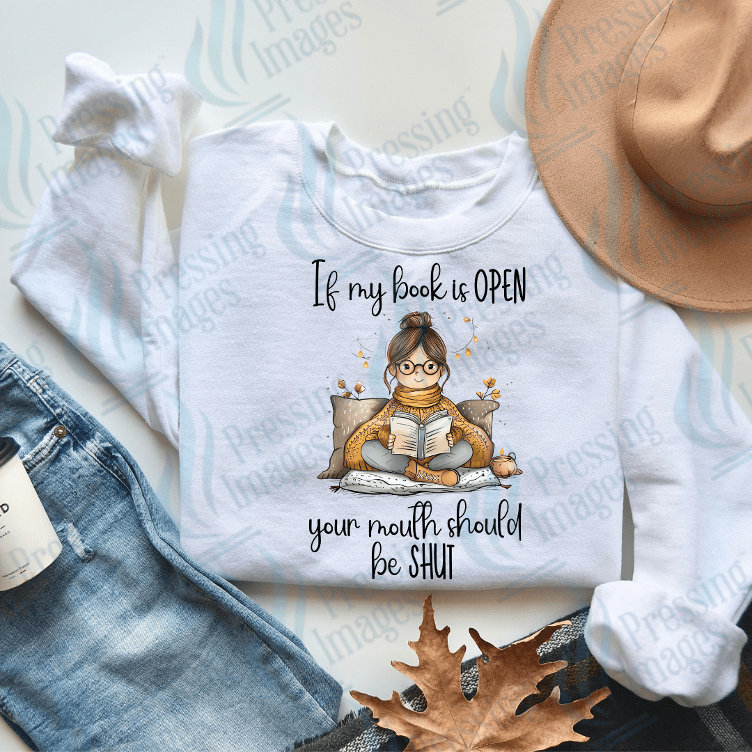 DTF 2542 If my book is open - Pressing Images