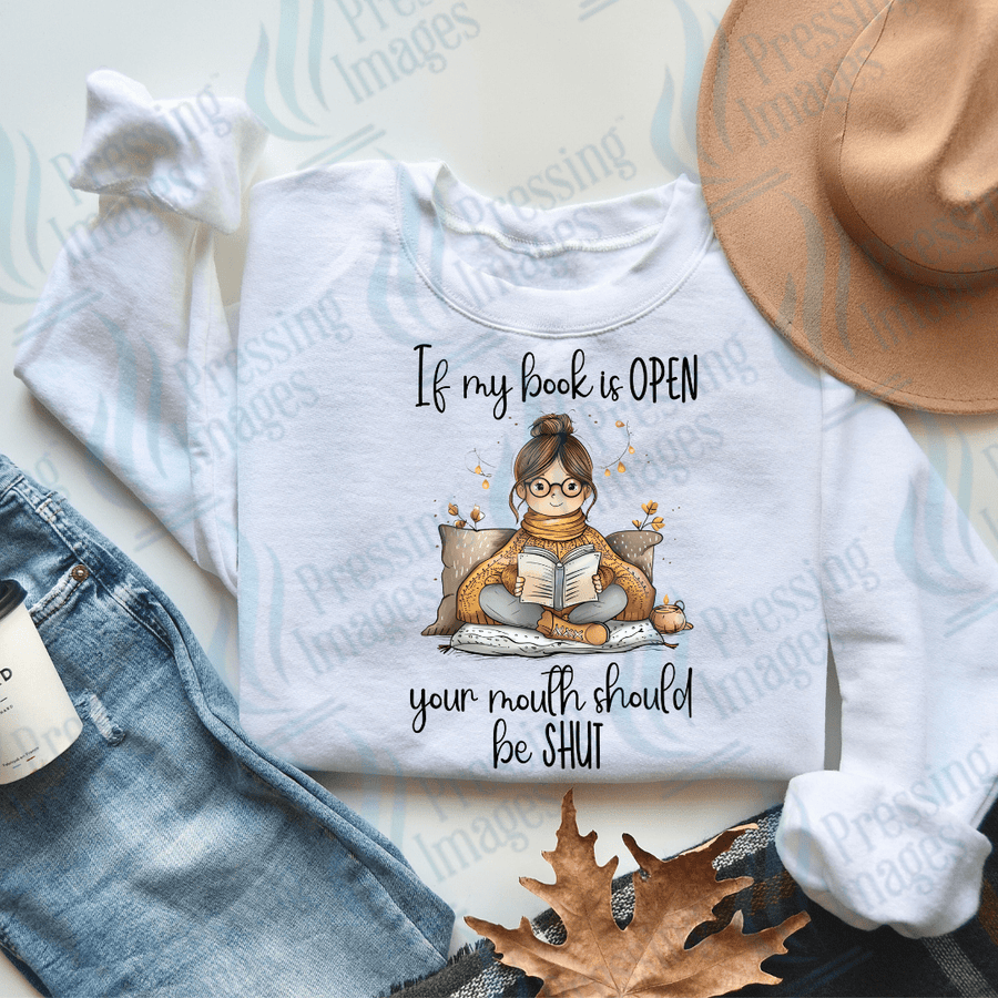 DTF 2542 If my book is open - Pressing Images