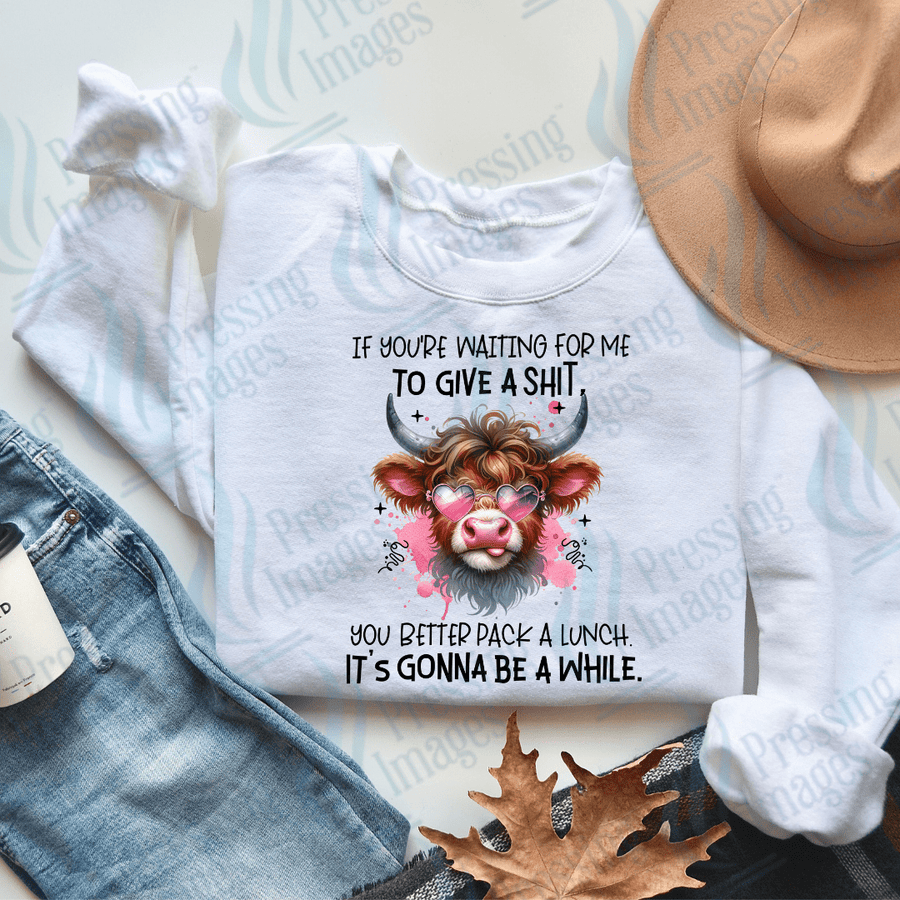 DTF 2544 If you're waiting for me to give a shit - Pressing Images