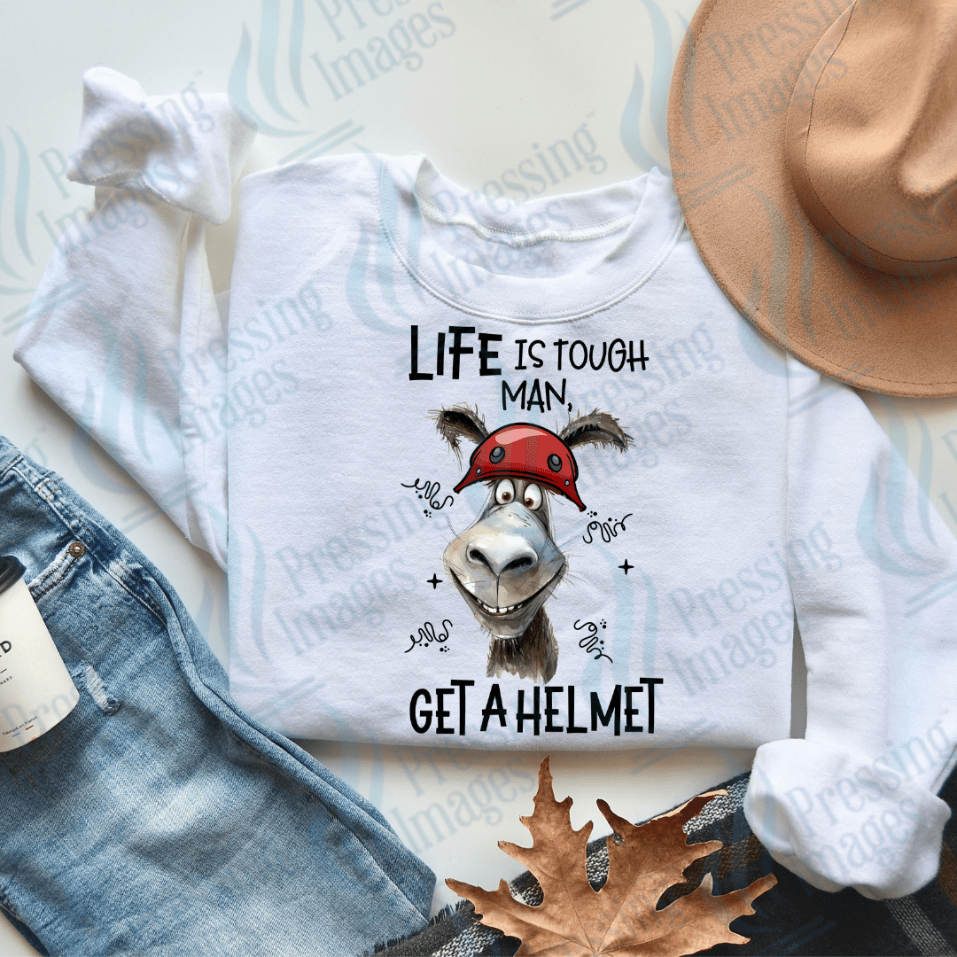 DTF 2547 life is tough man - Pressing Images