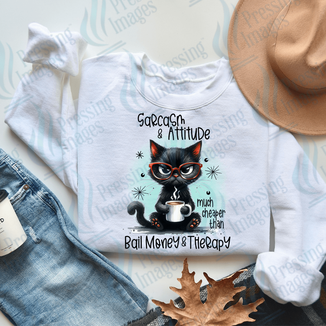 DTF 2553 Sarcasm and attitude - Pressing Images